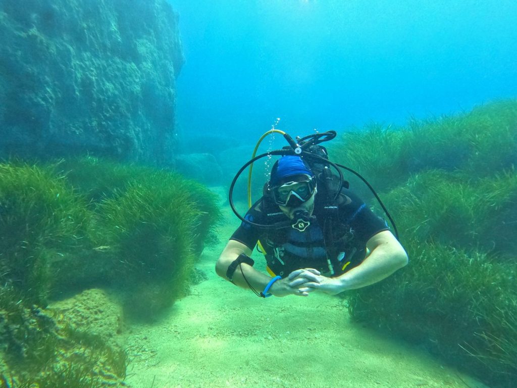 Amphitheatre Dive Site, Pathos, Diving in Cyprus. Pissouri Dive